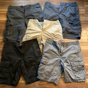 5 mens cargo shorts